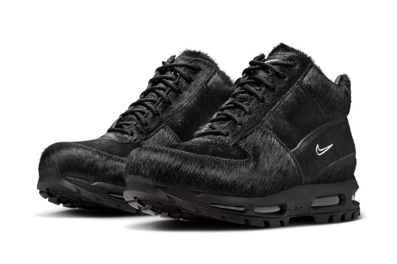 Nike からハラコ素材を採用した Air Max Goadome “Black Pony Hair” が復刻