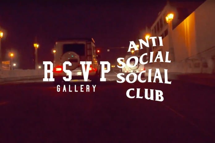 안티 소셜 소셜 클럽 x RSVP 갤러리 협업 티져 영상