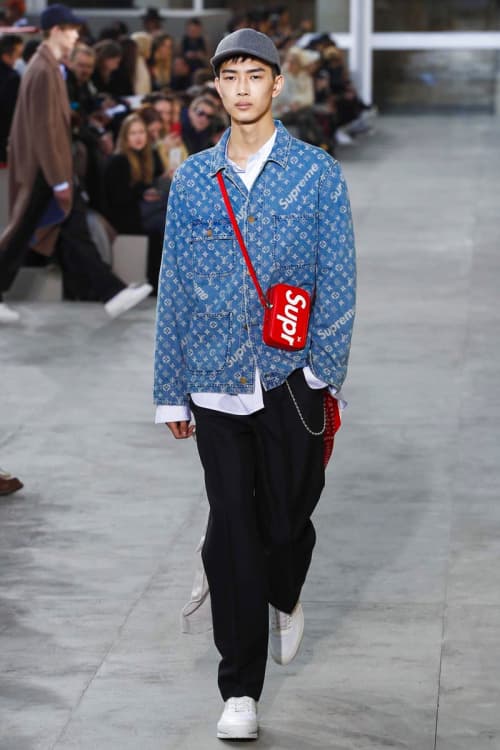 supreme louis vuitton 2017 fall winter runway