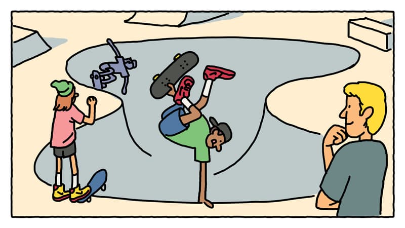 나이키 덩크 SB의 역사 단편 만화 2017