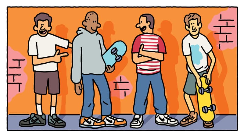 나이키 덩크 SB의 역사 단편 만화 2017