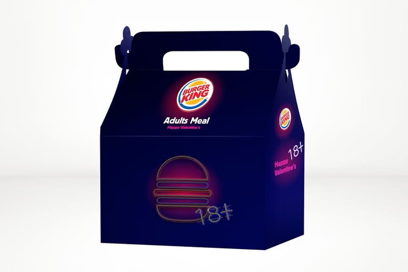 성인용품이 따라오는 버거킹의 섹시한 '어른 용' 밀 세트