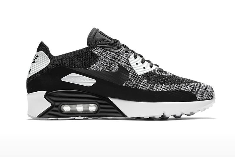 나이키 에어맥스 90 울트라 2.0 플라이니트 '검/흰'