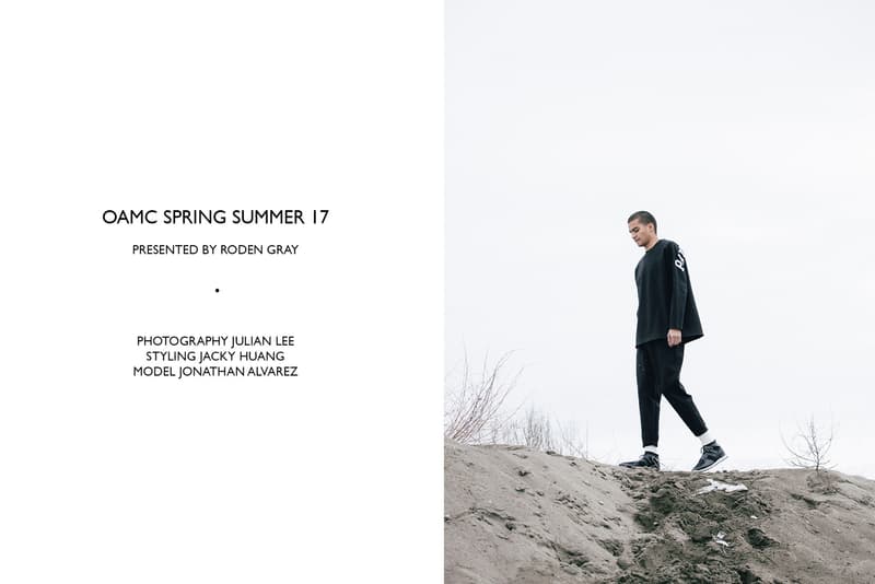 로덴 그레이가 선보이는 OAMC 2017 Spring Summer lookbook Roden 룩북