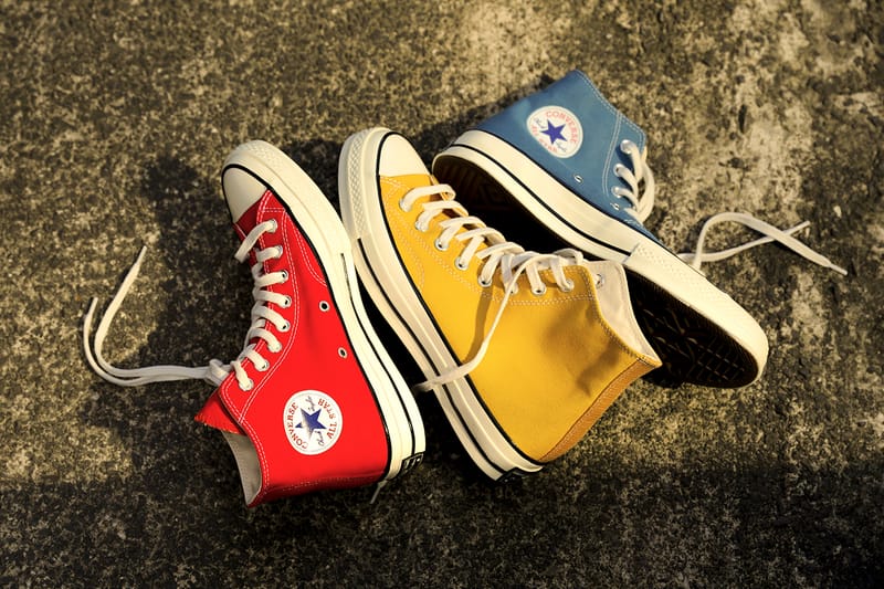 봄색 입은 컨버스 척 테일러 올스타'70