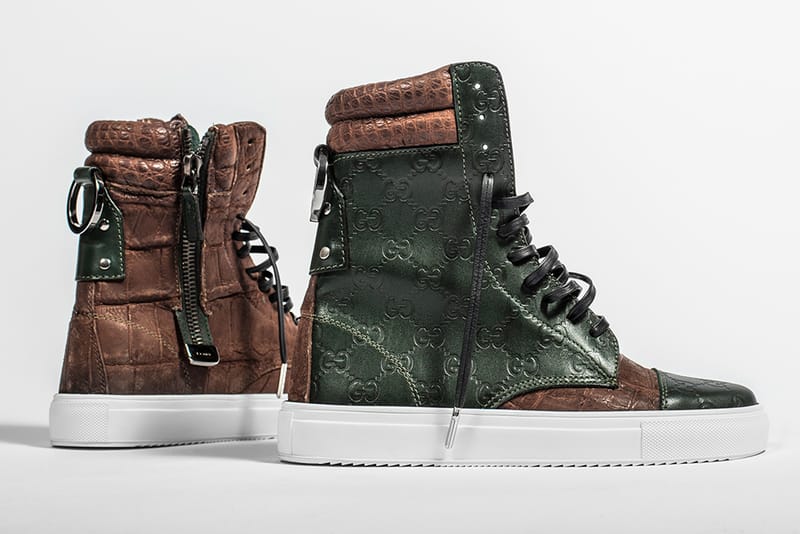 커스텀 신발로 환생한 구찌 핸드백