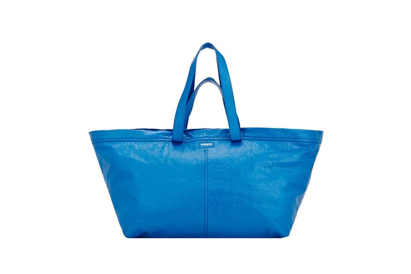 발렌시아가 아레나 엑스트라 라지 쇼퍼백 출시 2017 봄, 여름 balenciaga-ikea-frakta-shopping-bag