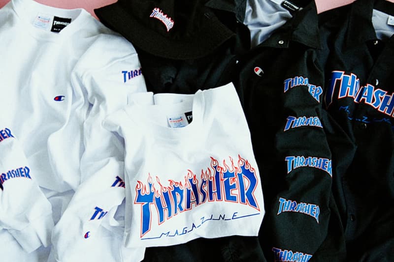 트레셔 x 챔피온 2017 봄, 여름 컬렉션 빔스 단독 발매 beams-thrasher-champion-spring-summer-capsule