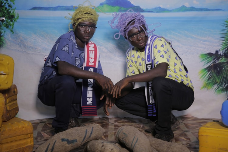 나이지리아 은수카 부족을 모델로 섭외한 겐조