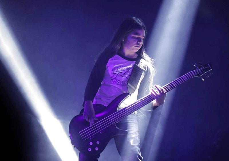 korn 12 year old metallica son bassist debut 2017
