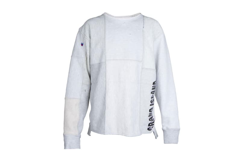 롱저니 챔피온 스웨트셔츠 해체 재구축 2017 longjourney champion sweatshirt reconstructed 봄 여름 spring summer