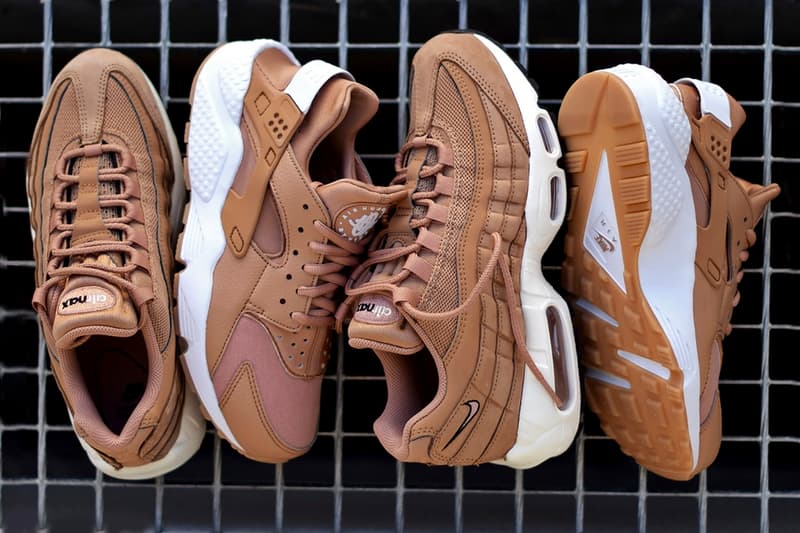 나이키 에어맥스 95 허라치 2017 nike air max huarache dusted clay pack shoes sneakers