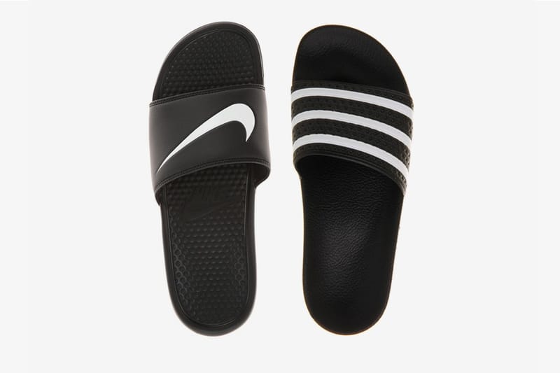 나이키 x 아디다스 슬라이더 팩