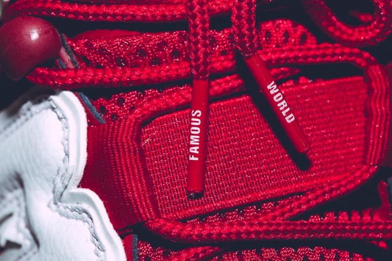 슈프림 나이키 에어 모어 업템포 상세 착용 사진 유출 2017 supreme nike air more uptempo shoes master