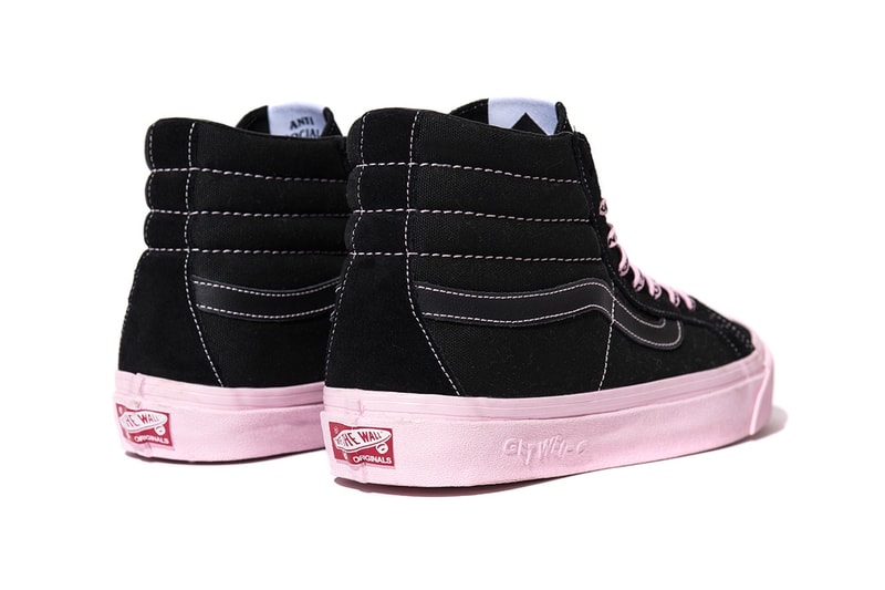 2017 도버 스트릿 마켓 반스 안티 소셜 소셜 클럽 협업 발매 정보 Dover street market Vans Anti social social club collaboration release date