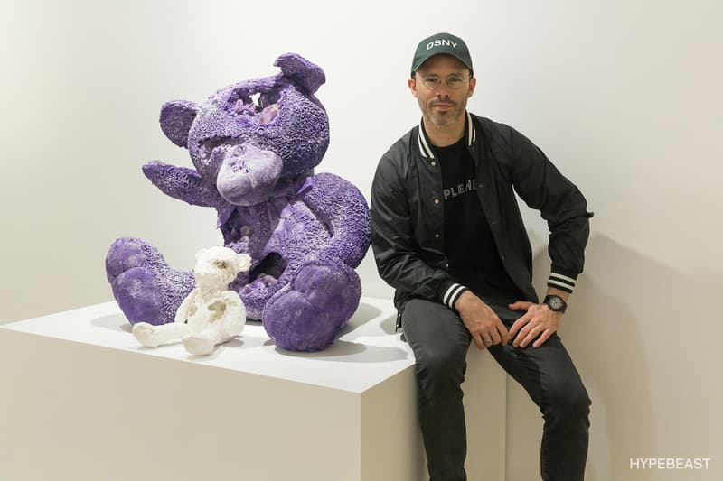 다니엘 아샴 테디베어의 공포 서울 개인전 인터뷰 2017 daniel arsham crystal toys seoul galerie perrotin