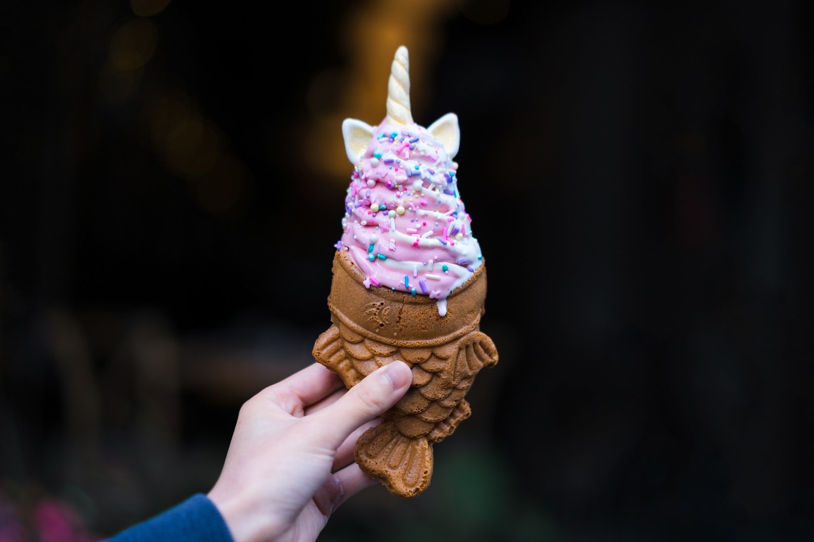 유니콘 타이야끼 아이스크림 unicorn taiyaki ice cream 2017