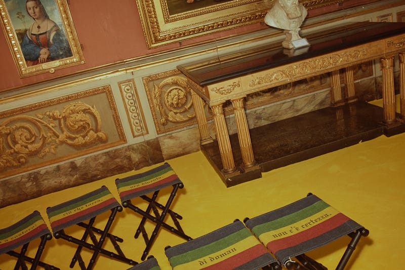 구찌를 위해 런웨이로 탈바꿈한 피렌체 피티 궁전