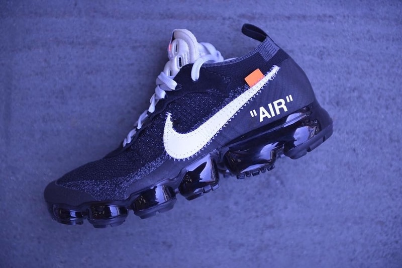 오프 화이트 나이키 에어 베이퍼 맥스 유출 사진  off-white-nike-air-vapormax-closer-look