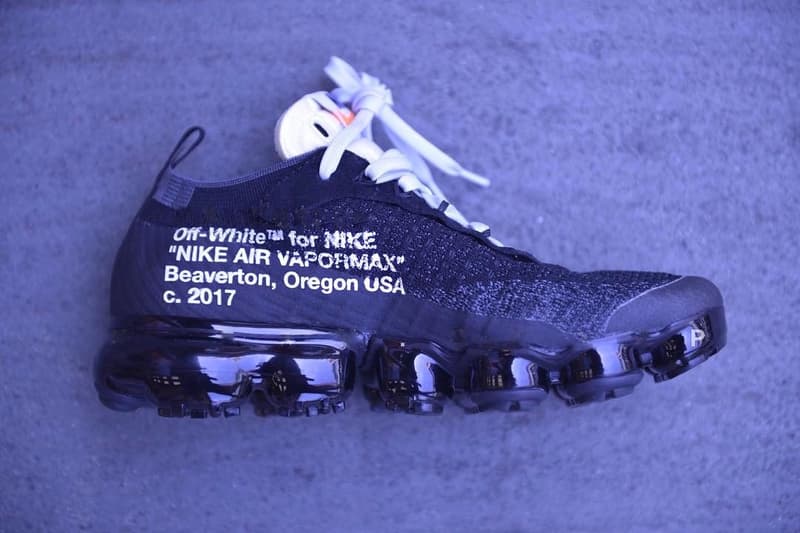 오프 화이트 나이키 에어 베이퍼 맥스 유출 사진 off-white-nike-air-vapormax-closer-look