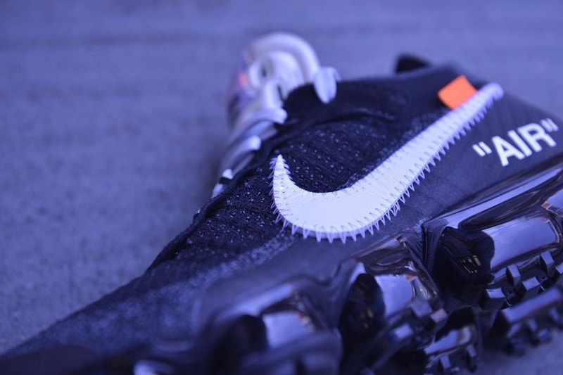 오프 화이트 나이키 에어 베이퍼 맥스 유출 사진  off-white-nike-air-vapormax-closer-look