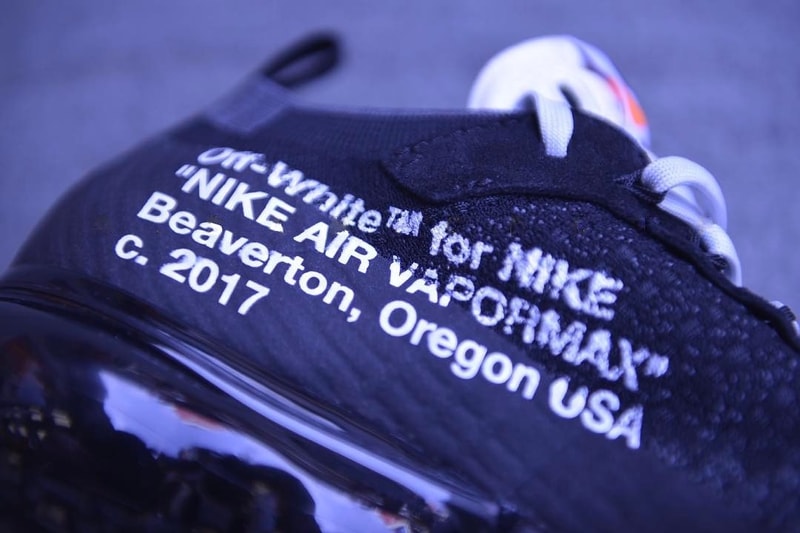 오프 화이트 나이키 에어 베이퍼 맥스 유출 사진  off-white-nike-air-vapormax-closer-look