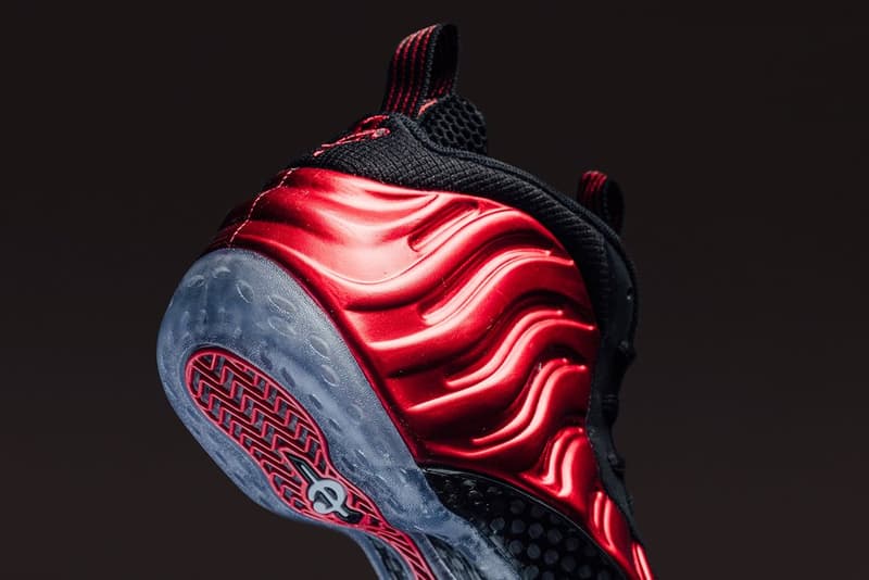 나이키 에어 폼포짓 원 '메탈 레드' nike air foamposite one metallic red 2017