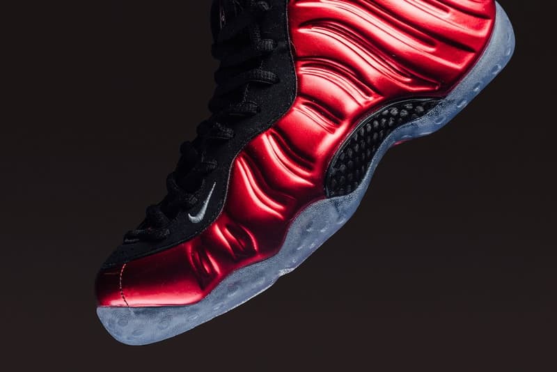 나이키 에어 폼포짓 원 '메탈 레드' nike air foamposite one metallic red 2017