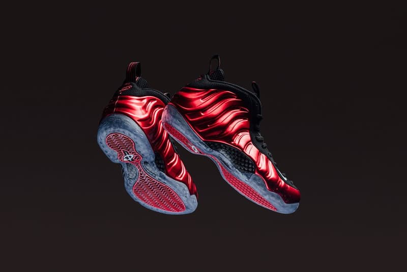 나이키 에어 폼포짓 원 '메탈 레드' nike air foamposite one metallic red 2017