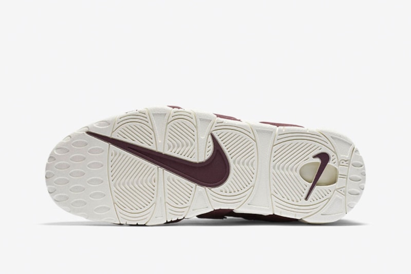 나이키 에어 업템포 '나이트 마룬' & '옵시디언' 2017 nike air uptempo new colorway night-maroon obsidian