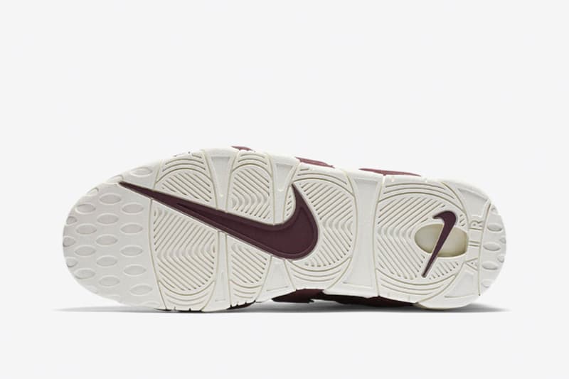 나이키 에어 업템포 '나이트 마룬' & '옵시디언' 2017 nike air uptempo new colorway night-maroon obsidian