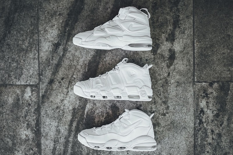 나이키 업템포 '트리플 화이트' 컬렉션 출시 nike uptempo triple white collection 2017