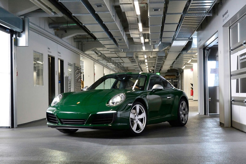 100만 번째 포르쉐 아이리시 그린 카레라 S 2017 porsche one millionth 911