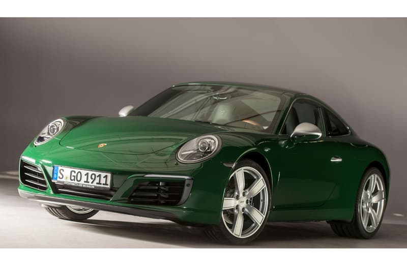 100만 번째 포르쉐 아이리시 그린 카레라 S 2017 porsche one millionth 911