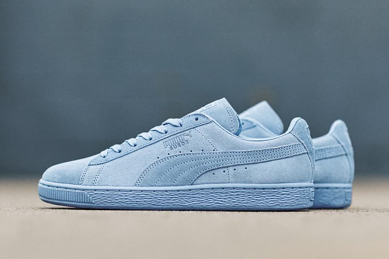 푸마 스웨이드 클래식 '블루 포그' 2017 빅션 puma suede classic blue fog with big sean