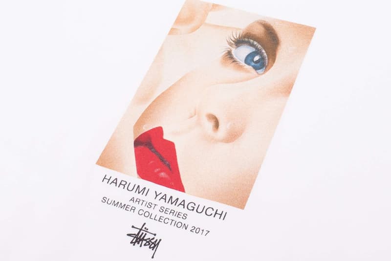 스투시 x 하루미 야마구치 아티스트 시리즈 stussy shirt designs artist series harumi yamaguchi 2017