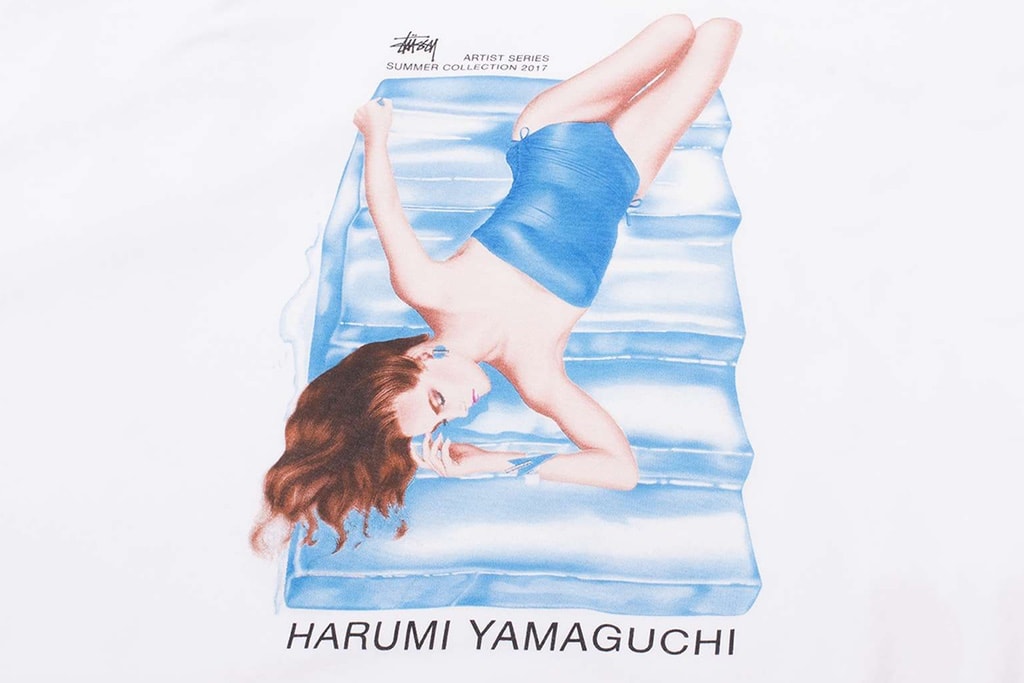 스투시 x 하루미 야마구치 아티스트 시리즈 stussy shirt designs artist series harumi yamaguchi 2017