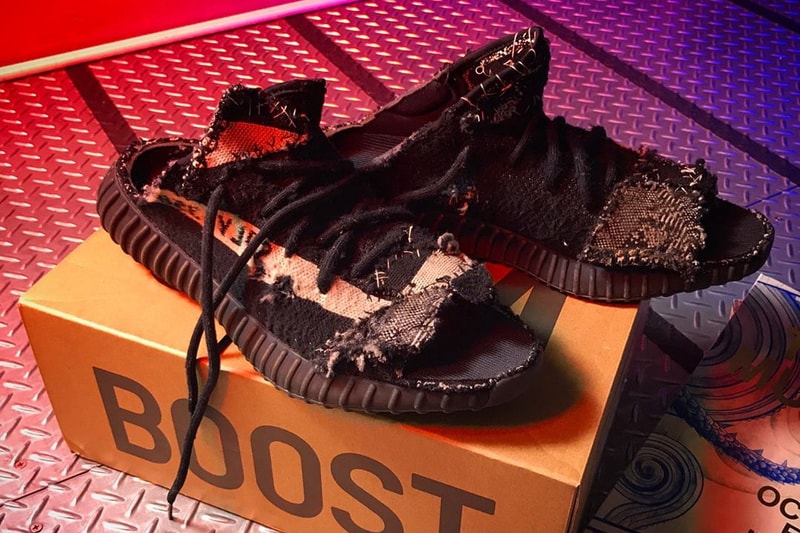 무라카미 다카시 아디다스 이지 부스트 350 V2 샌들 2017 Takashi Murakami Adidas Yeezy Boost Sandals