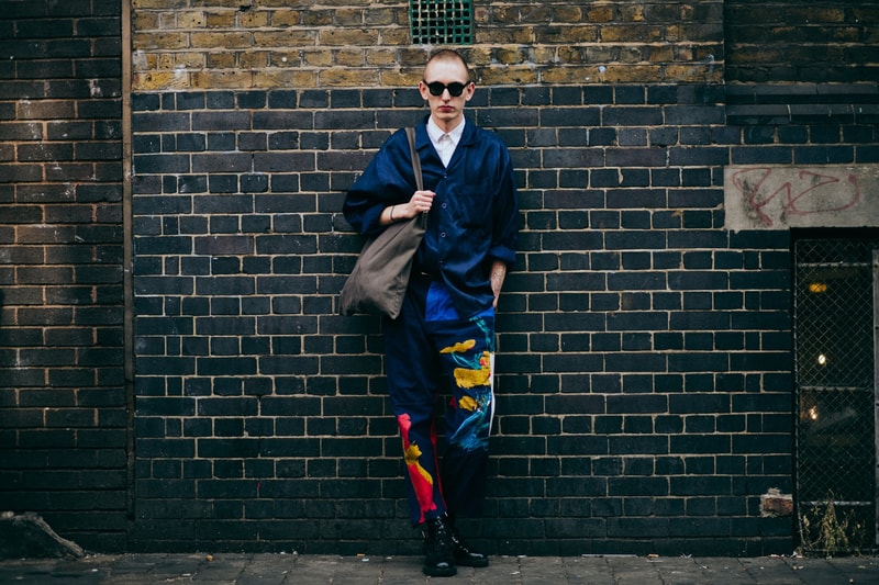 런던 컬렉션 맨즈 2018 봄 여름 패션위크 london fashion week mens spring summer street style lcm