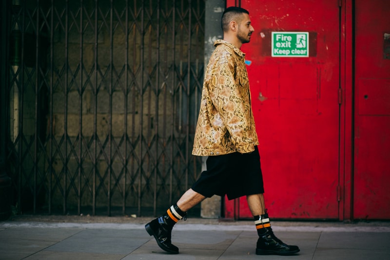 런던 컬렉션 맨즈 2018 봄 여름 패션위크 london fashion week mens spring summer street style lcm