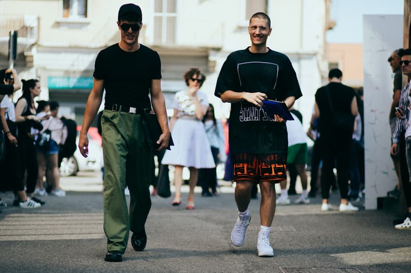 밀라노 남성 패션위크 2018 봄 여름 컬렉션 스트리트 패션 Milan Fashion Week Mens Day 1 Street Fashion