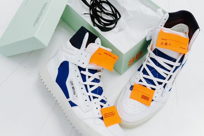 오프 화이트 2018 SS 런웨이 운동화 샘플 특별 출시
