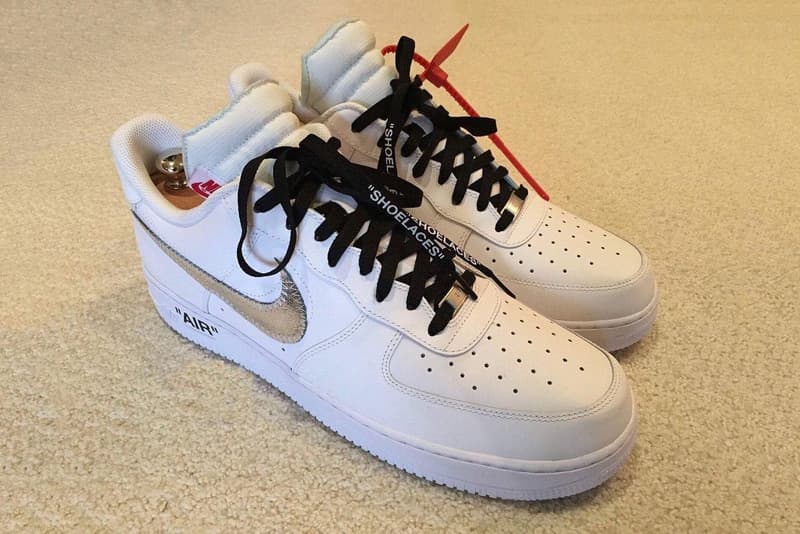 오프 화이트 x 나이키 에어 포스 1 첫 공개 2017 off-white and nike's air force 1 preview