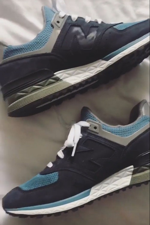 KITH 디렉터가 로니 피그가 디자인한 뉴발란스 574S ronnie fieg teases new balance dsm collaboration 2017