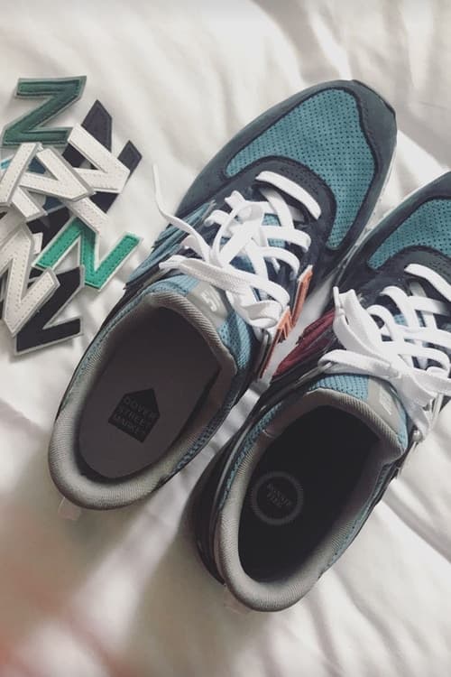 KITH 디렉터가 로니 피그가 디자인한 뉴발란스 574S ronnie fieg teases new balance dsm collaboration 2017