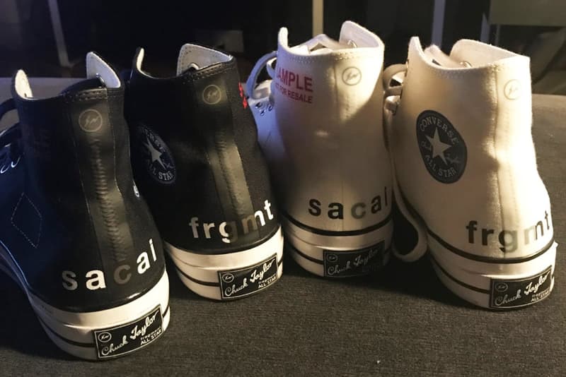 사카이 프라그먼트 디자인 2017 컨버스 척테일러 올스타 아베 치토세 후지와라 히로시 Sacai Fragment Design Converse Chuck Taylor Chitose Abe Hiroshi Fujiwara