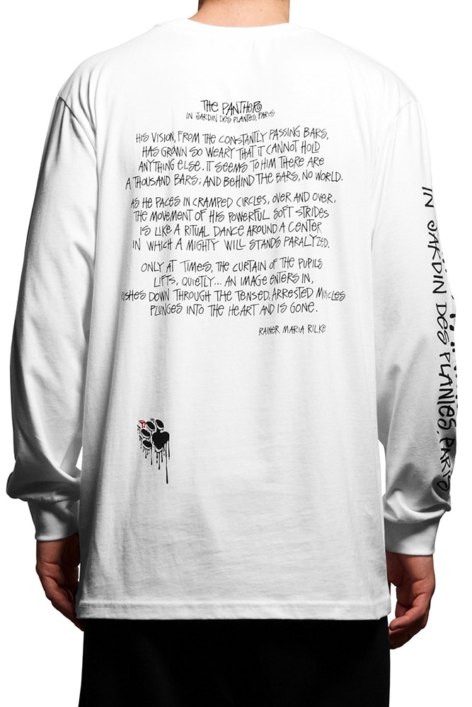 스투시 032c 표범 티셔츠 2017 stussy rainer maria rilke panther tshirt