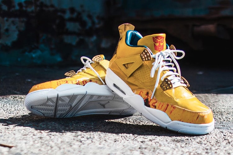 '트랜스포머 5' 기념한 범블비 에어 조던 4