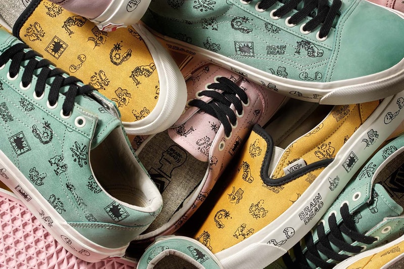 반스 브레인데드 캡슐 컬렉션 2017 vans brain dead capsule collection 2017