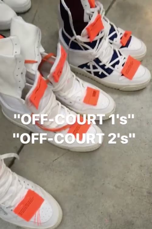 오프 화이트 'Off-Court' 운동화 사진 유출 2017 off-white off-court sneakers pictures